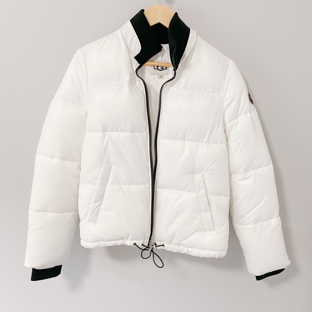 UGG White Puffer Jacket